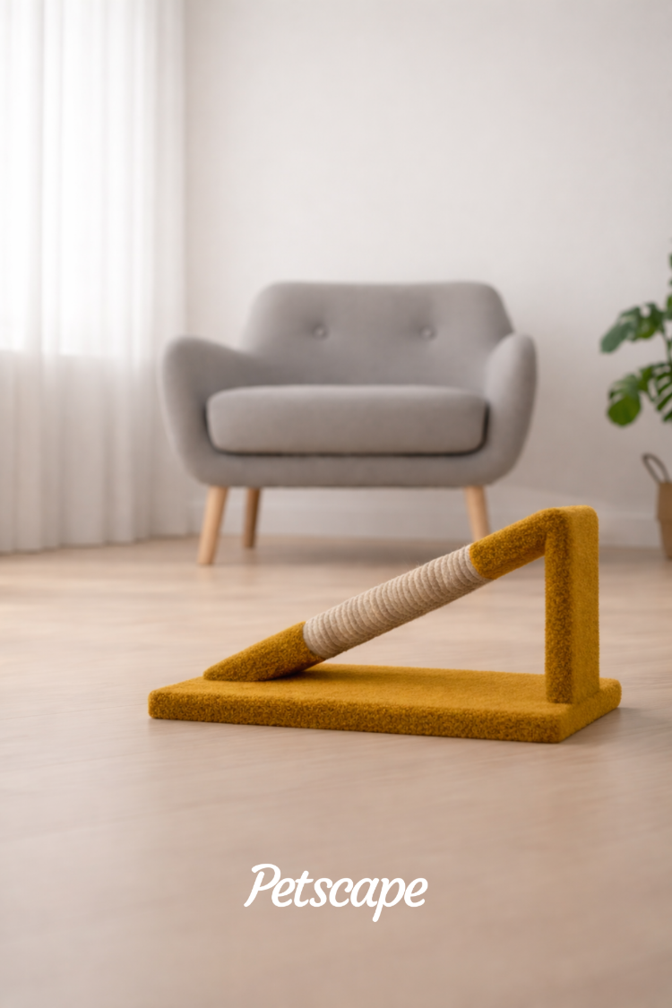 Petscape Sisal İpli Eğimli Kedi Tırmalama Tahtası (Karışık renk gönderilmektedir)