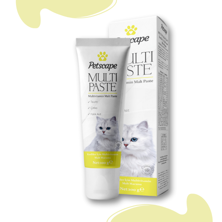 Kedi Multivitamin Macun İştah Açıcı Bağışıklık Destekleyici Multivitamin Paste 100 g