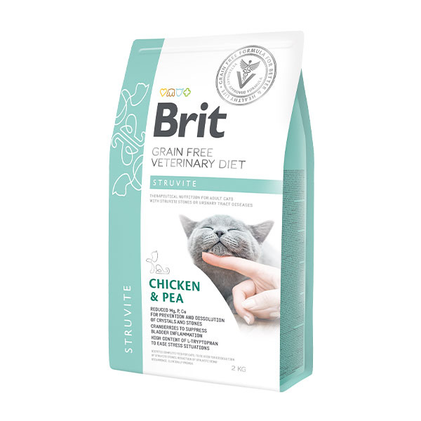 Brit Veterinary Diet Struvite İdrar Yolu Sağlığı Destekleyici Tahılsız Kedi Maması 2 kg