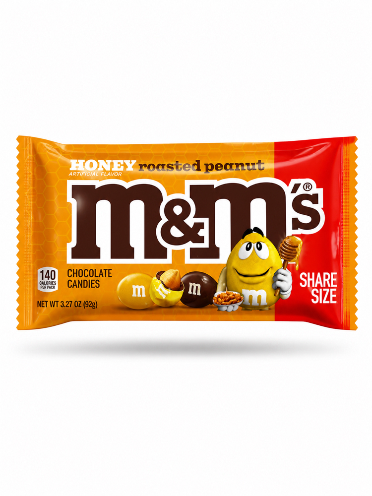 M&M Ballı Kavrulmuş Fıstıklı 92 Gr