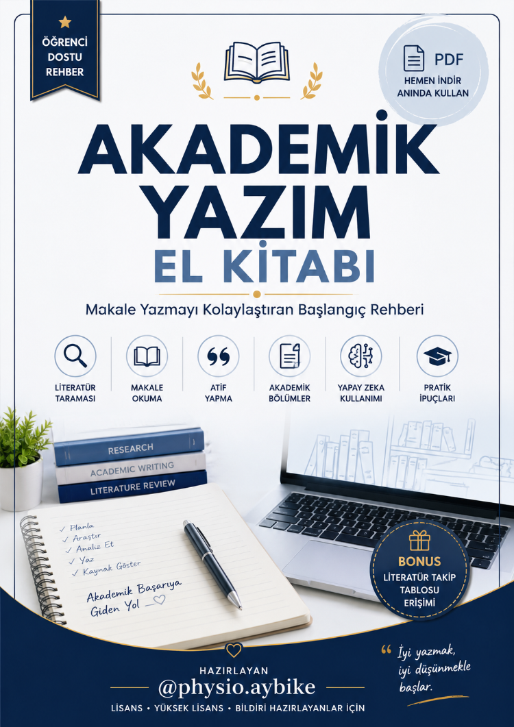 Akademik Yazım Başlangıç Paketi | PDF Rehber + Literatür Takip Tablosu