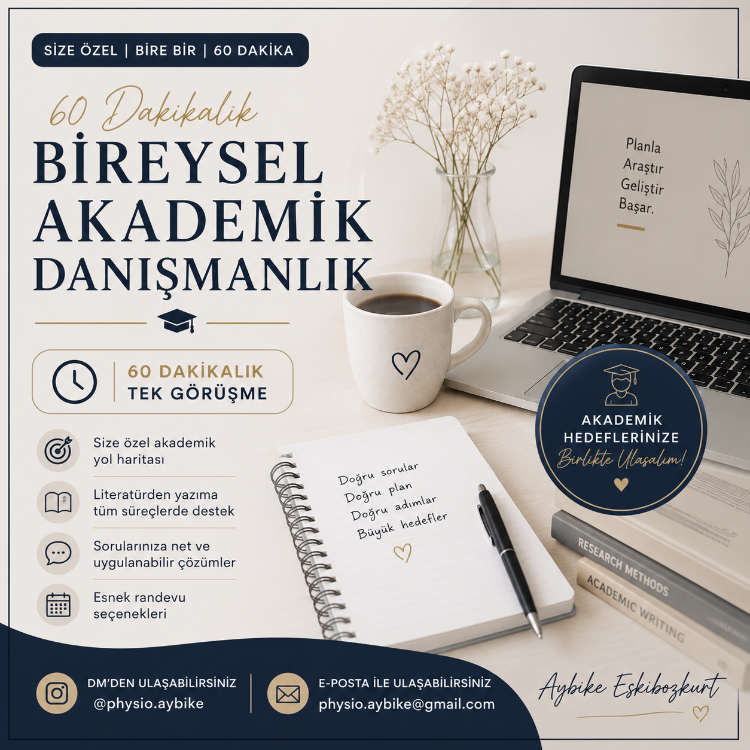 60 Dakikalık Bireysel Akademik Danışmanlık Görüşmesi