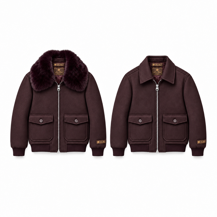 Loro Piana kaşmir / Yün    Jacket ( Bordo )