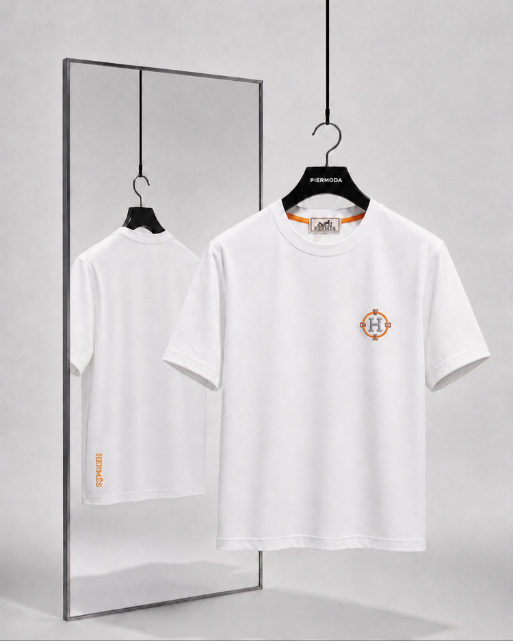 Hermes ince kırışmaz kumaş    T-shirt ( İthal )
