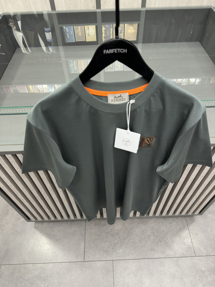 Herms merserize kumaş    T-shirt 