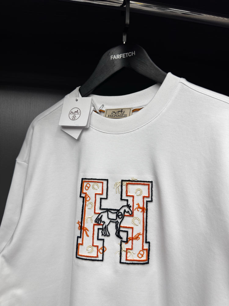 Herms interlok pamuklu kumaş   T-shirt ( -1258 )