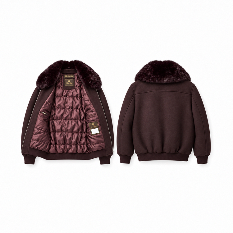 Loro Piana kaşmir / Yün    Jacket ( Bordo )