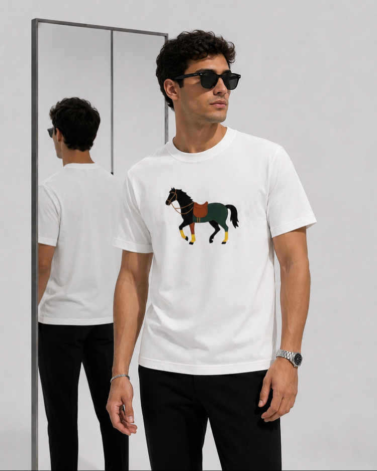 Hermes ince kırışmaz kumaş    T-shirt ( İthal )