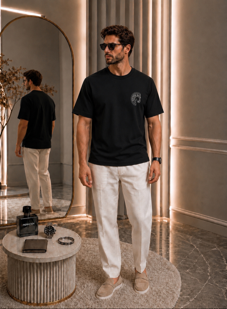 Hermes ince kumaş T-shirt ( İthal )