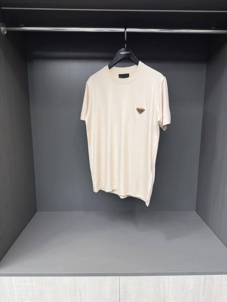 Prada    merserize  cotton T-shirt 