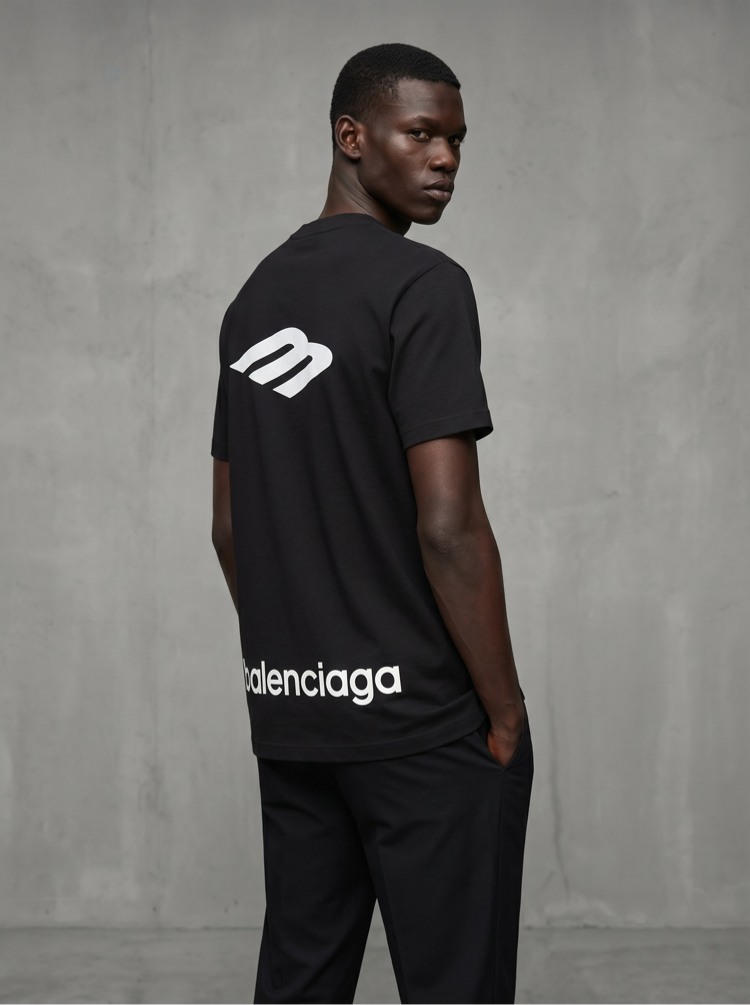 Balenciaga  premıum  cotton    T-shirt 