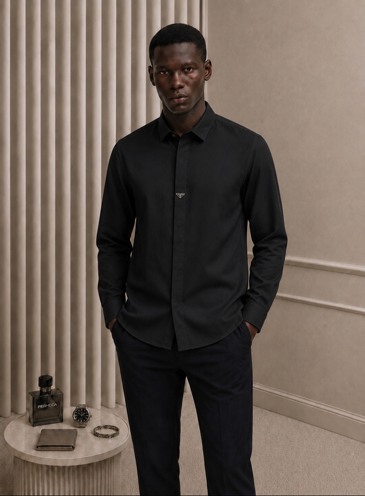 Prada Oxford pamuk Gömlek