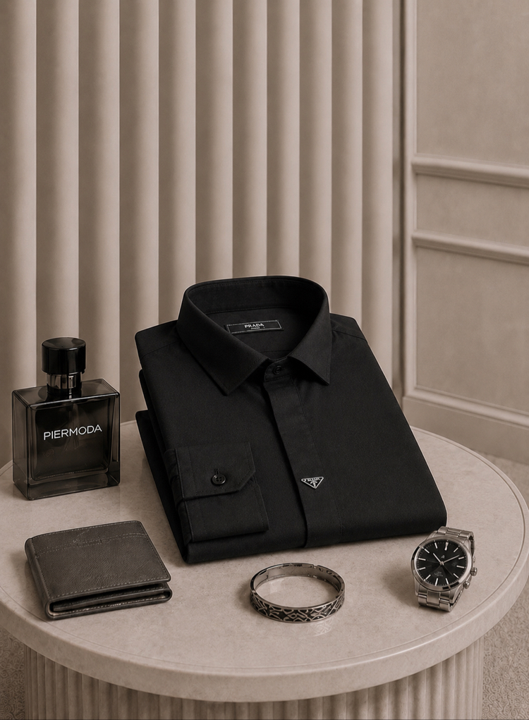Prada Oxford pamuk Gömlek