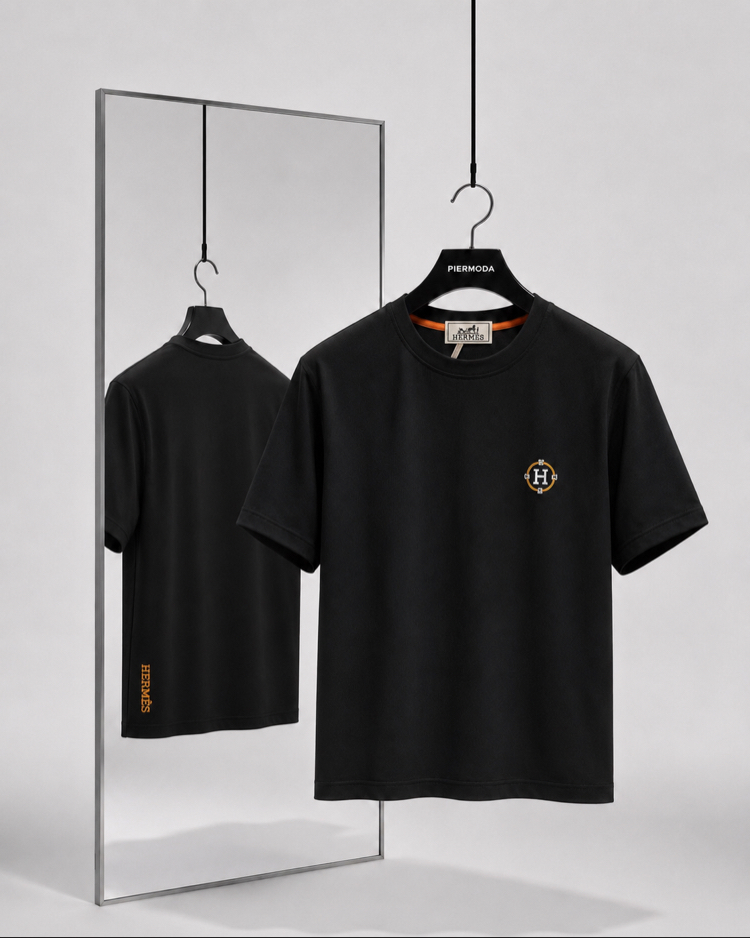 Hermes ince kırışmaz kumaş    T-shirt ( İthal )