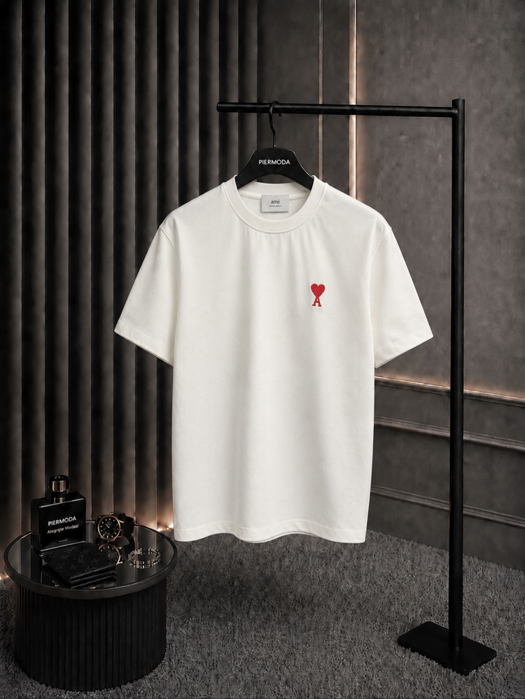 Ami Paris premium T-shirt ( white )