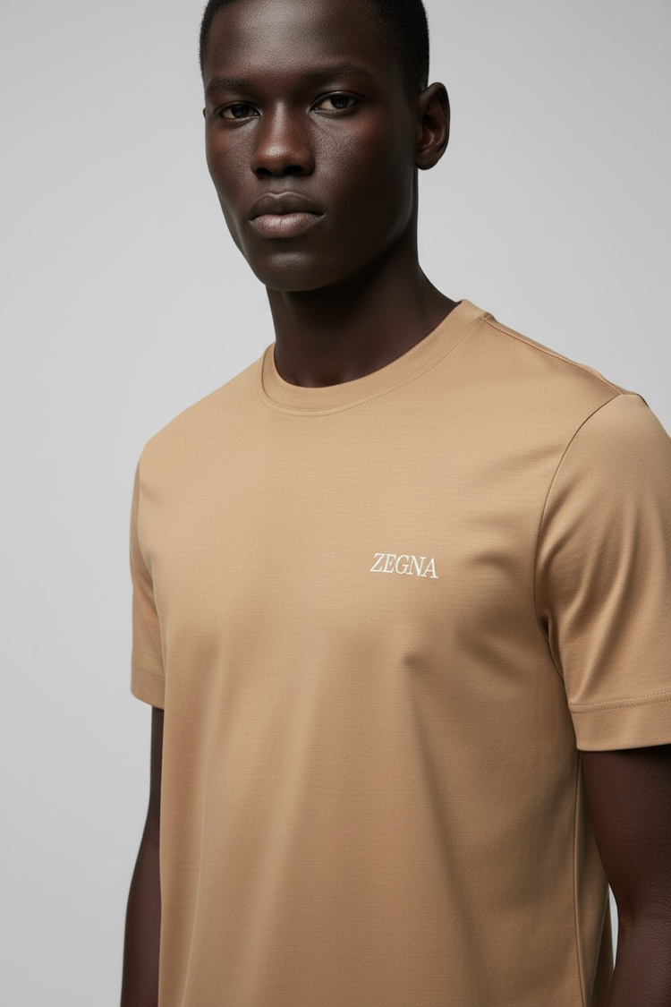 Zegna     merserize  cotton T-shirt 