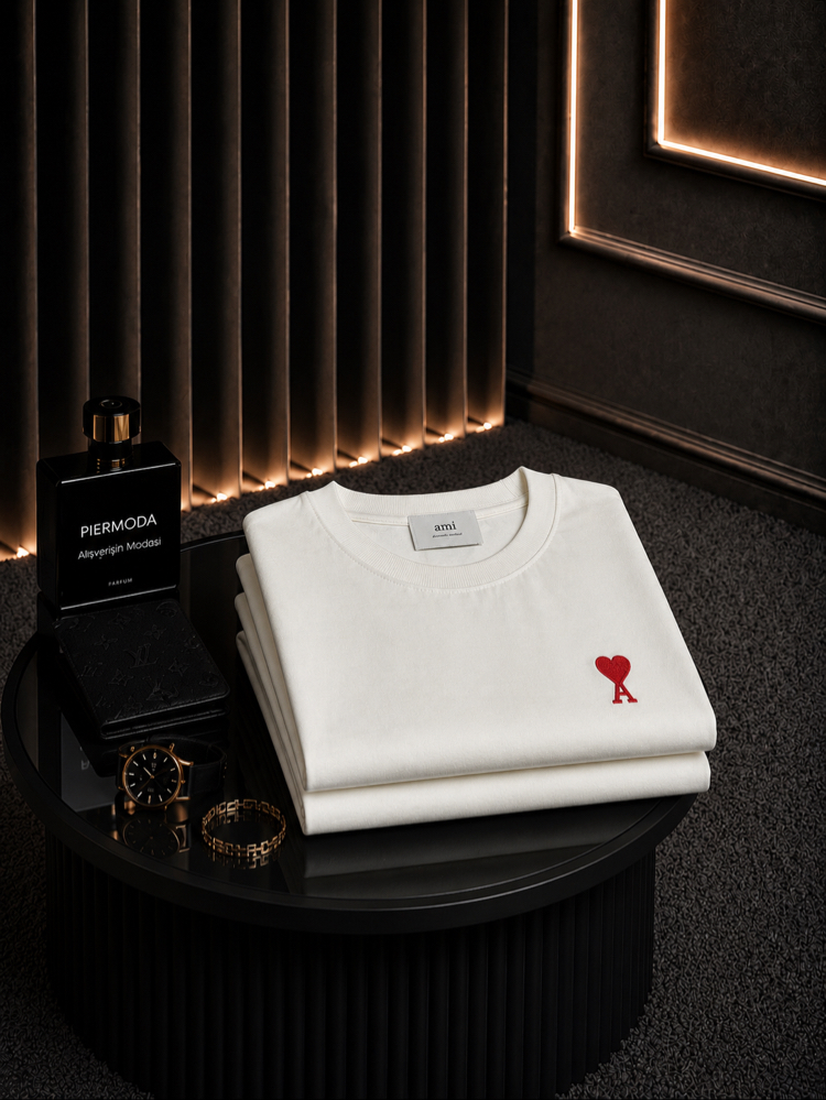 Ami Paris premium T-shirt ( white )