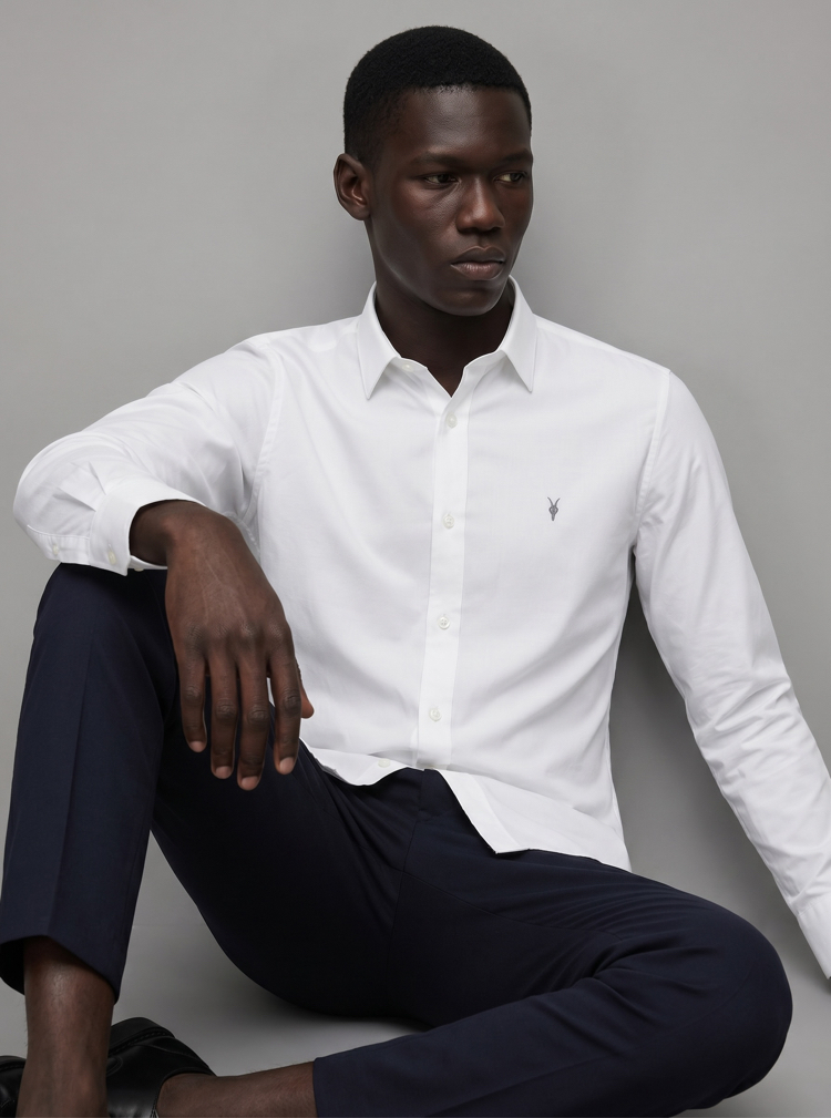 AllSaints  Gabardin  pamuk Gömlek 