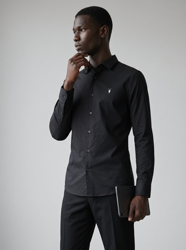 AllSaints  Gabardin  pamuk Gömlek 