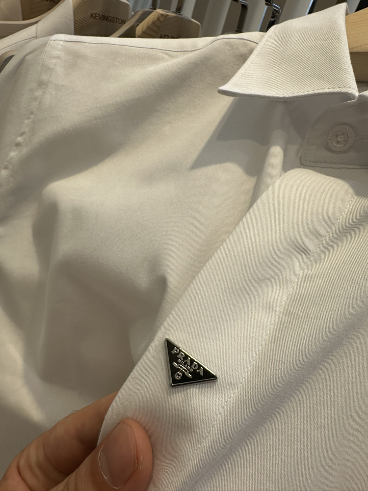 Prada Oxford pamuk Gömlek 