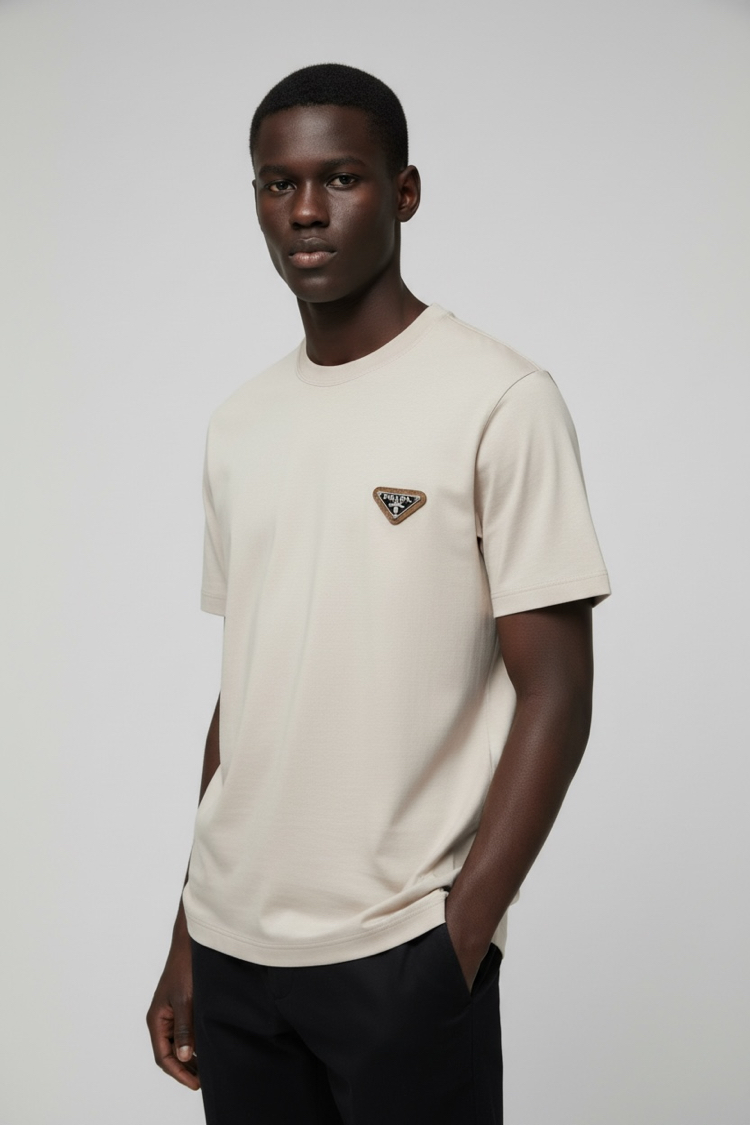 Prada    merserize  cotton T-shirt 