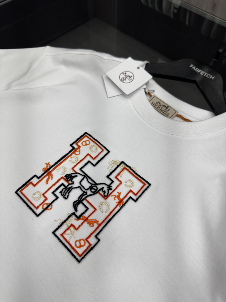 Herms interlok pamuklu kumaş   T-shirt ( -1258 )