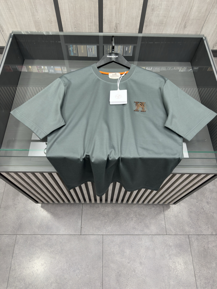 Herms merserize kumaş    T-shirt 