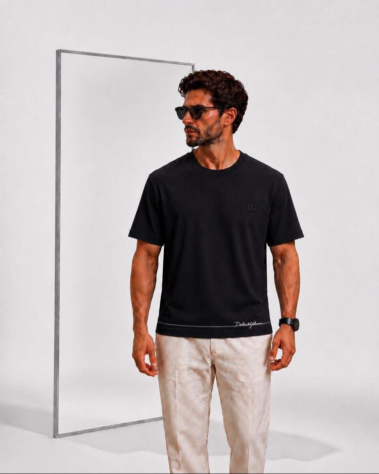Dolce Gabbana ince kırışmaz kumaş    T-shirt ( İthal )