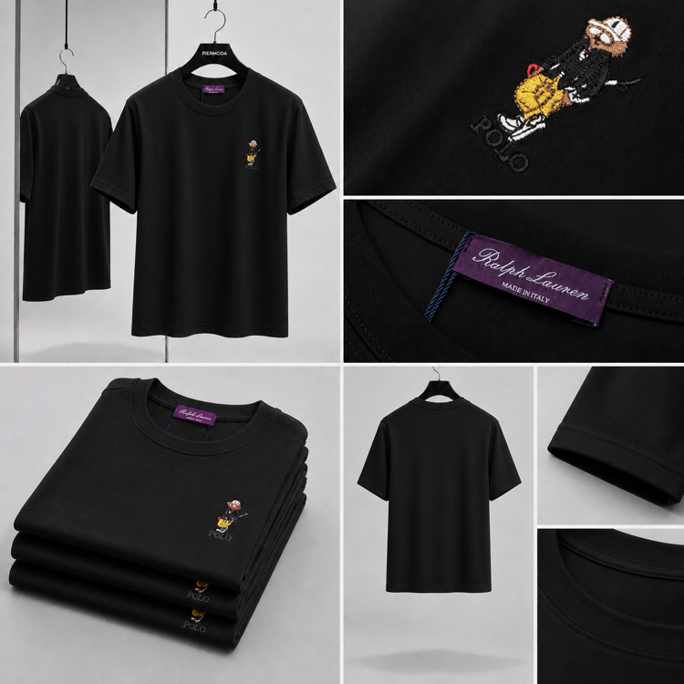 R.L ince kırışmaz kumaş    T-shirt ( İthal )
