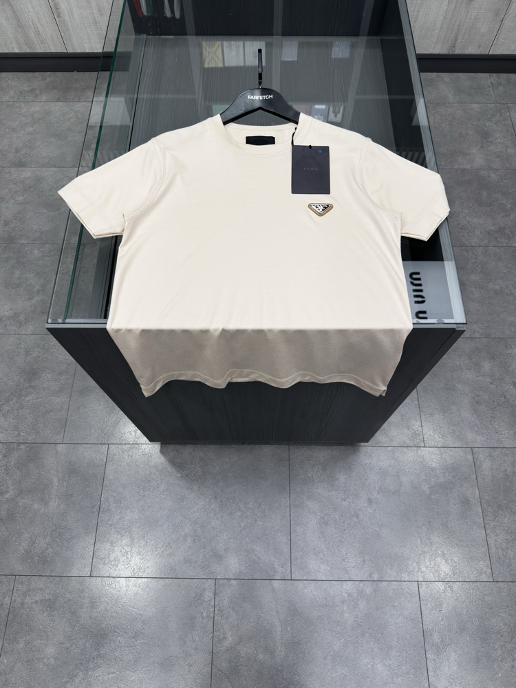 Prada    merserize  cotton T-shirt 