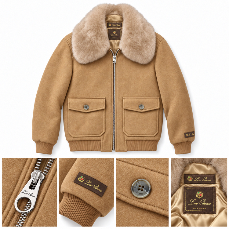 Loro Piana kaşmir / Yün    Jacket ( Camel )