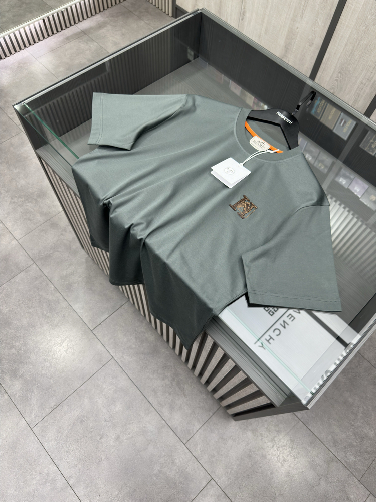 Herms merserize kumaş    T-shirt 