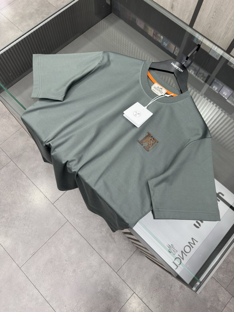 Herms merserize kumaş    T-shirt 