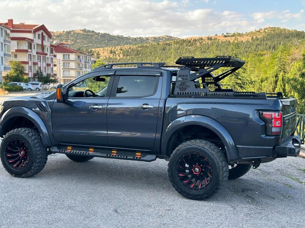 2012- Ford Ranger Uyumlu Lazer Kesim Yan Çelik Basamak Düz Model