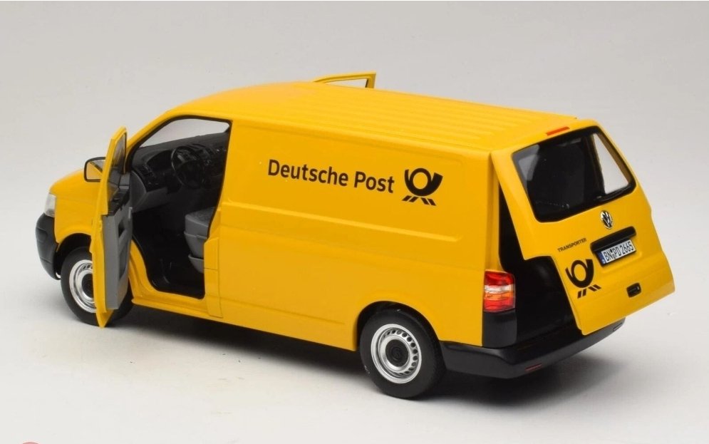 1:18 NOREV 2003 VOLKSWAGEN T5 TRANSPORTER GERMANPOST
