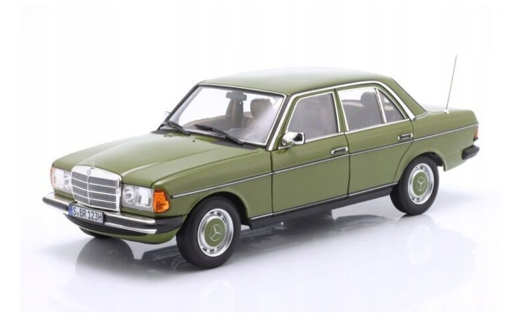 MERCEDES BENZ E CLASS 200 W123 AGAVE GREEN
1976