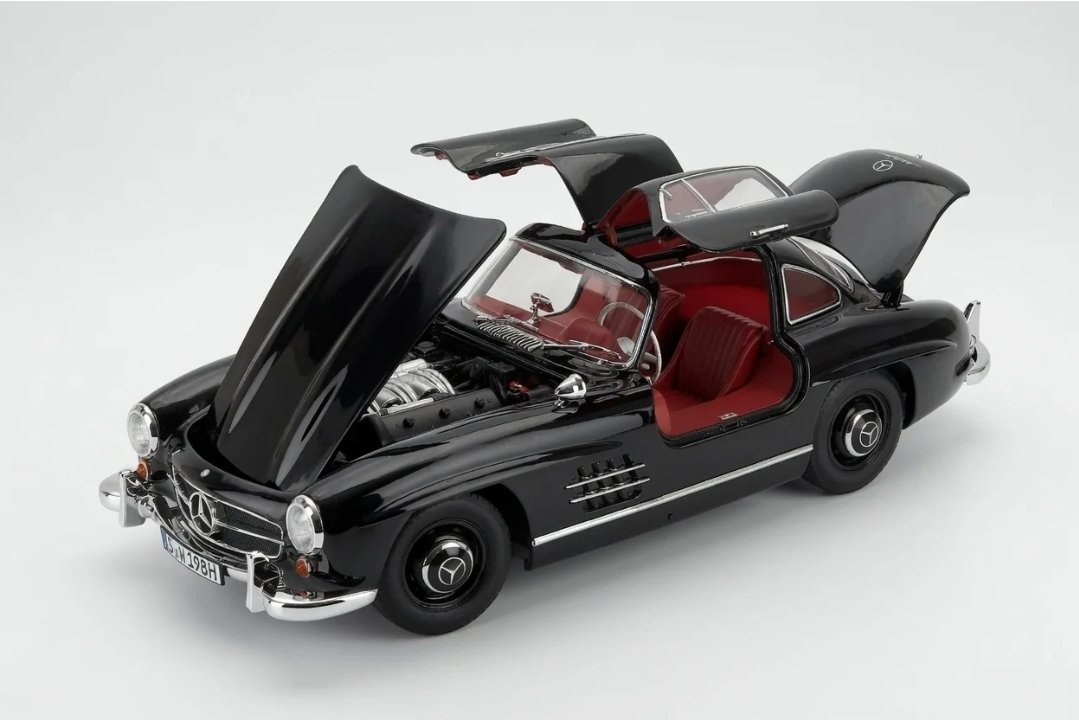 MERCEDES-BENZ 300 SL (W198), SiYAH(BLACK), 1955