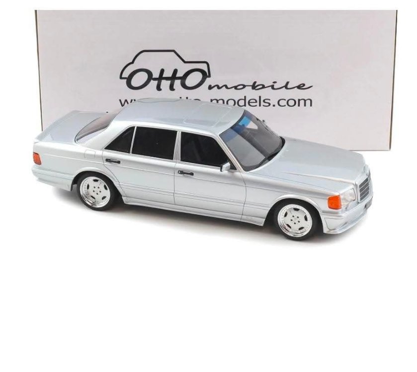 1/18 OTTO MERCEDES-BENZ 560 (W126) 6.0 SEL AMG BRILLIANT SILVER 1989