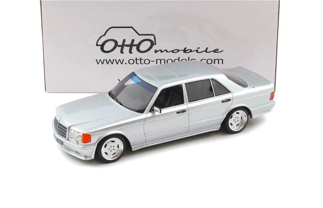 1/18 OTTO MERCEDES-BENZ 560 (W126) 6.0 SEL AMG BRILLIANT SILVER 1989