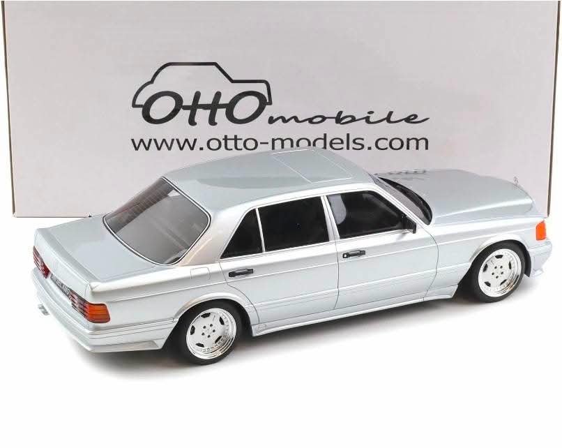 1/18 OTTO MERCEDES-BENZ 560 (W126) 6.0 SEL AMG BRILLIANT SILVER 1989