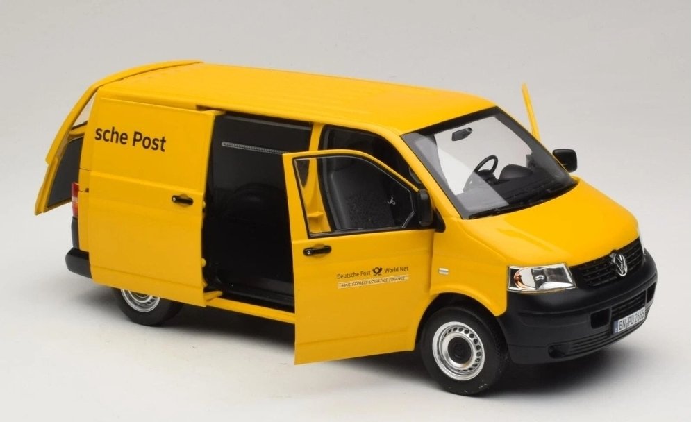 1:18 NOREV 2003 VOLKSWAGEN T5 TRANSPORTER GERMANPOST