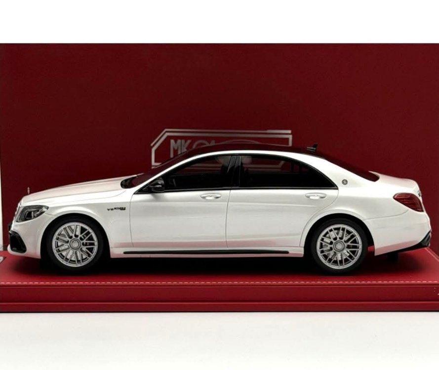 Mercedes-Benz S63 AMG W222 White -
MK Miniatures CASELI & 30 / 20 LİMİTLİ