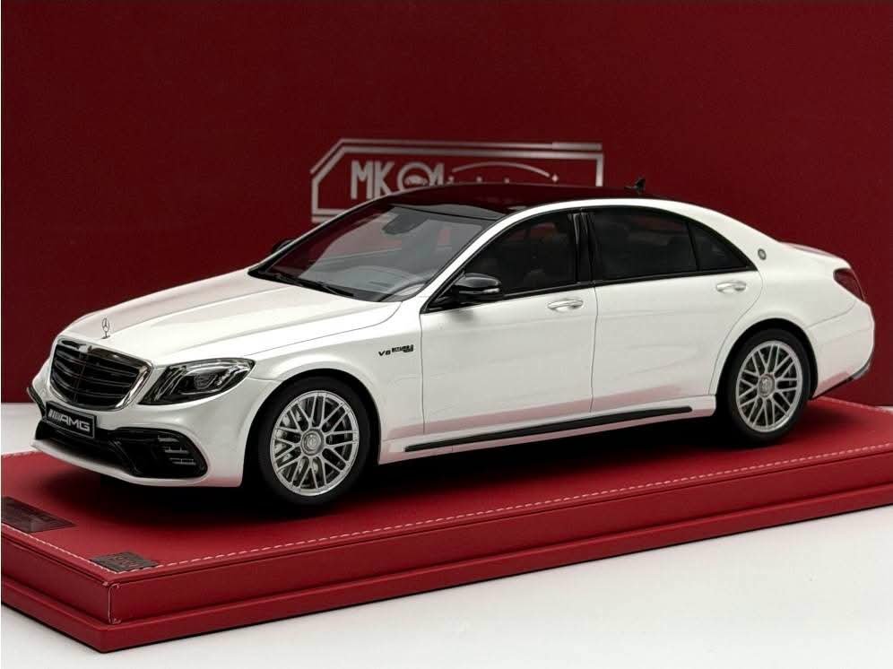 Mercedes-Benz S63 AMG W222 White -
MK Miniatures CASELI & 30 / 20 LİMİTLİ