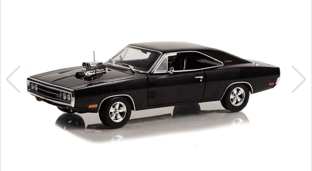 1:18 GREENLIGHT 1970 DODGE CHARGER WITH BLOWN ENGiNE