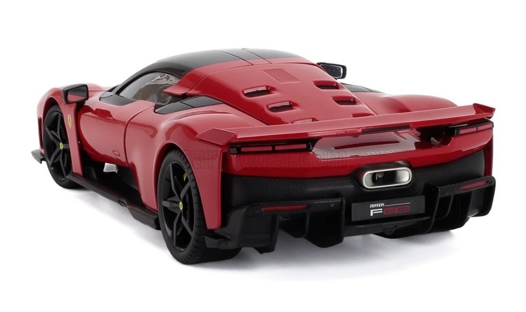1/18 BURAGO - FERRARI F80 2024 - BLACK WHEELS...