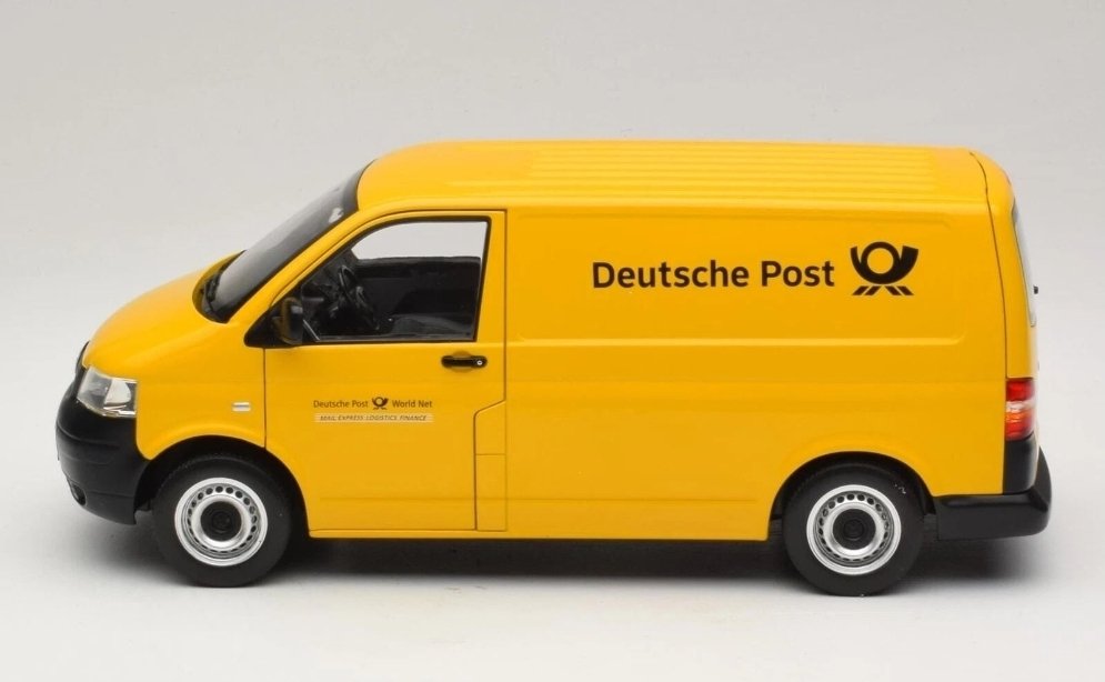 1:18 NOREV 2003 VOLKSWAGEN T5 TRANSPORTER GERMANPOST