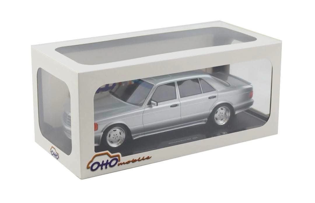 1/18 OTTO MERCEDES-BENZ 560 (W126) 6.0 SEL AMG BRILLIANT SILVER 1989