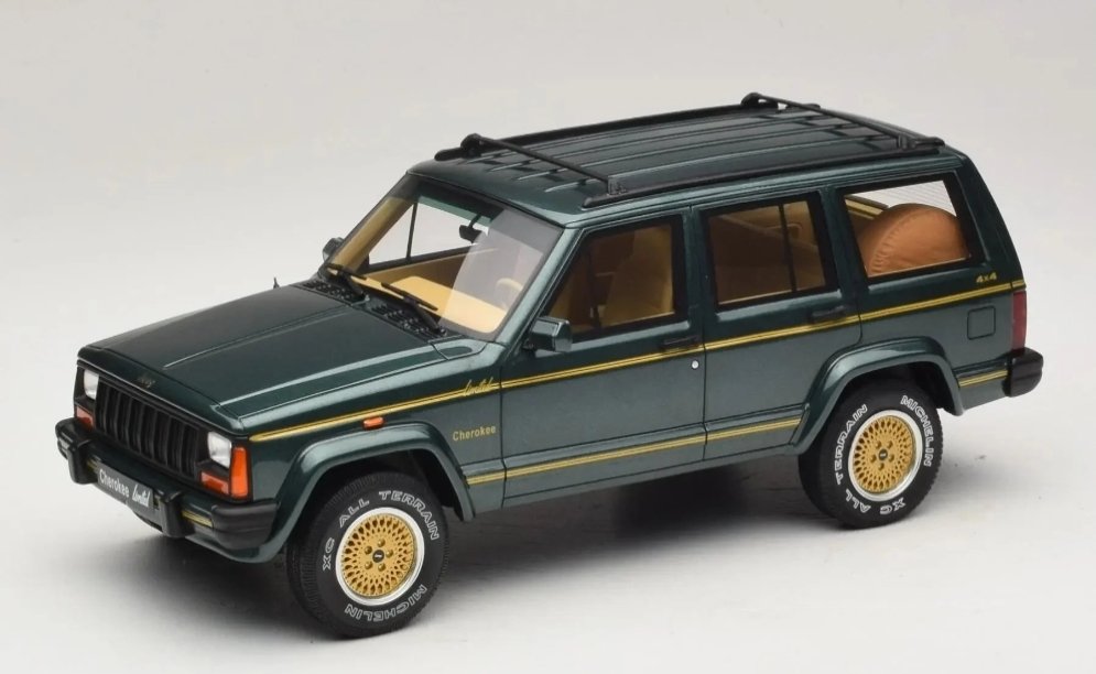 1:18 OTTO 1995 Jeep Cherokee XJ Limited Hunter Green