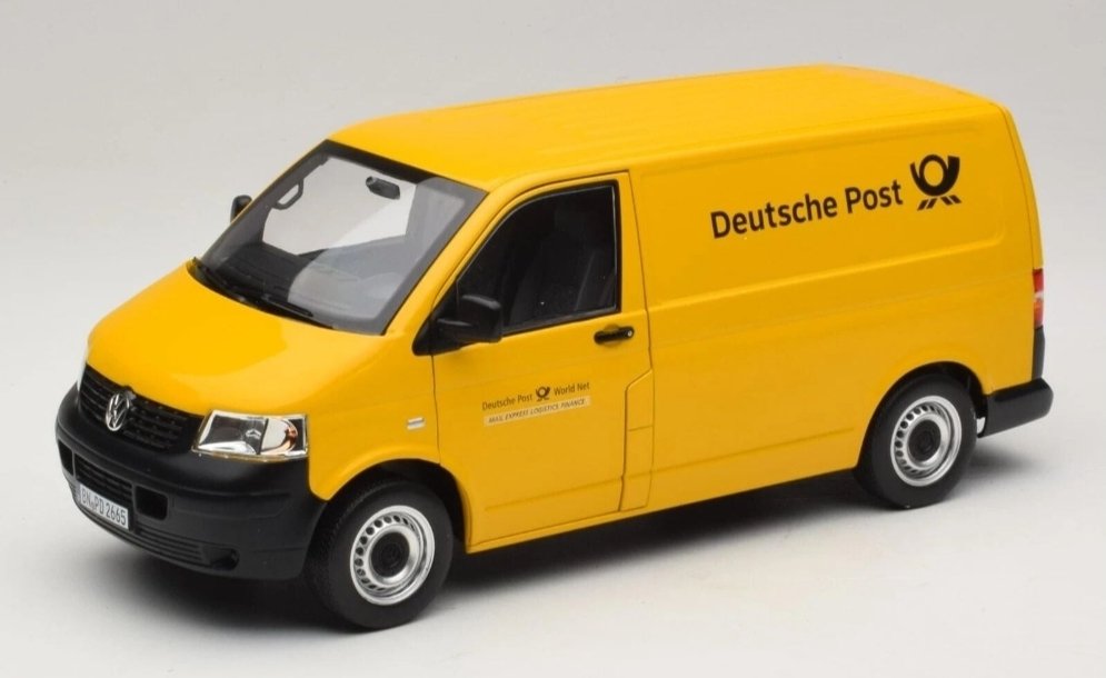 1:18 NOREV 2003 VOLKSWAGEN T5 TRANSPORTER GERMANPOST