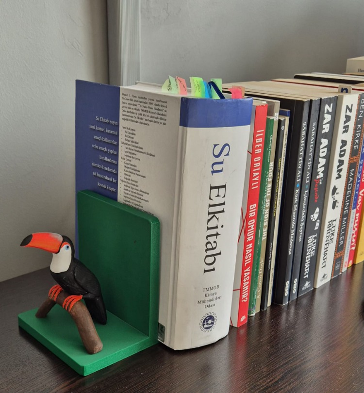 Tukan Kuşu Kitap Tutucu